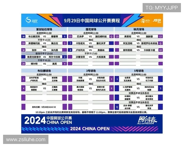 2025年中国网球公开赛10月3日精彩赛事预告及明星选手亮点分析 2025年中国网球公开赛10月3日精彩赛事预告及明星选手亮点分析